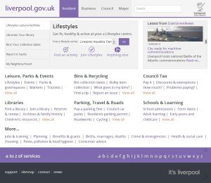 liverpool.gov.uk - launch day